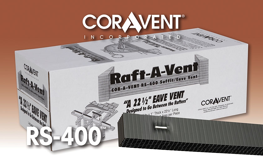 Cor-A-Vent RS-400 Raft-A-Vent Soffit Vent