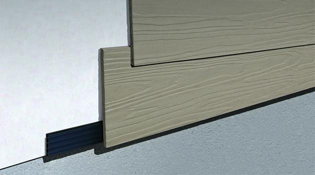 Foundry Vinyl Starter Strip For Foundry Shake Siding